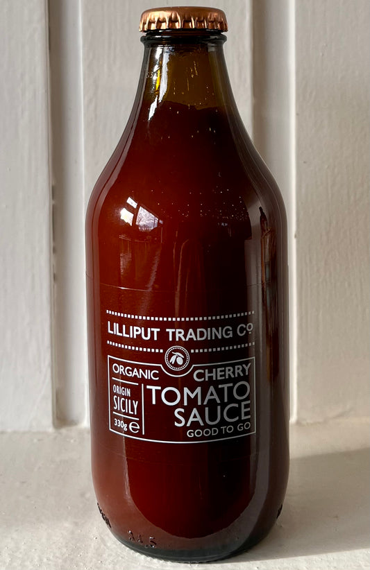 Organic Cherry Tomato Sauce by Lilliput Trading Co 300g