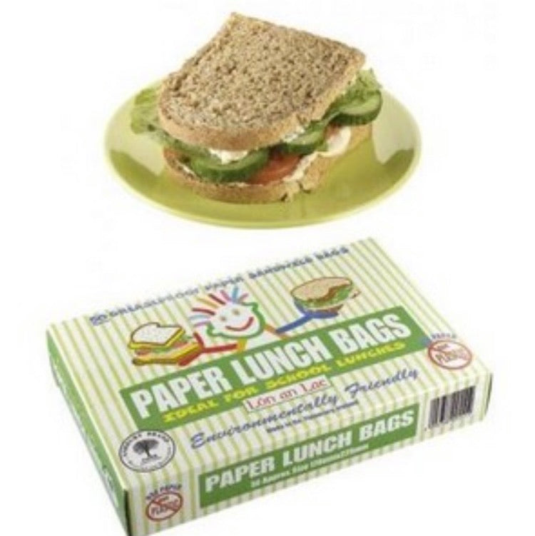 Paper Sandwich Bags - 50 pack