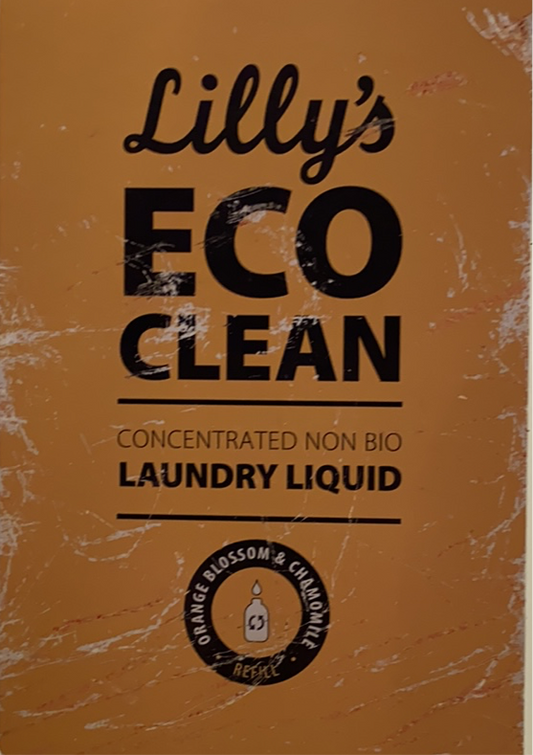 1L Bottle - Non Bio Orange Blossom Laundry Liquid - Lilly’s Eco Clean