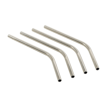 4 Stainless Steel Drinking Straws