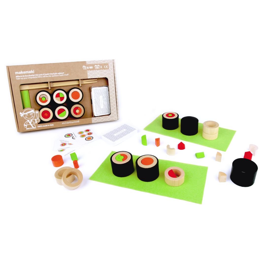 Makemaki - Wooden Skill Test Game for 2 players for age 6+ - jiminy eco-toys