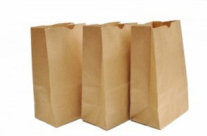 Brown & White Paper Bags